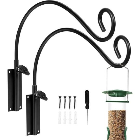 Hanging Plant Bracket, Iron Plant Hanger with Screwdriver - Picture 1 of 7